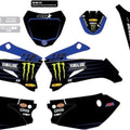 Dcor Complete Graphics Kit 2021 Star Racing Black #20-50-111 for Yamaha TT-R110E