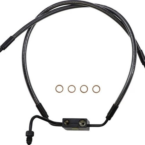Magnum Black Pearl Designer ABS Lower Brake Line Kit #AS47006 Harley Davidson