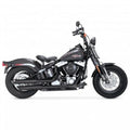 Vance & Hines Pcx Twin Slash Dual Slip-On Mufflers Black #46341 Harley Davidson
