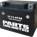 Parts Unlimited Agm Maintenance Free Battery 12V YTX4L #266539 for Honda/Yamaha
