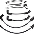 Drag Specialties Braided Spark Plug Wire Kit Black #264596 Harley Davidson