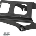 Drag Specialties Quick-Detach Tour Box Mount Gloss Black #174006 Harley Davidson