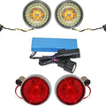 Custom Dynamics ProBEAM Bullet Bezel Turn Signal Inserts Chrome #PS-SS-BB-C