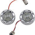 Custom Dynamics ProBeam Bullet Ringz Rear Turn Signals Chrome Amber/Smoke