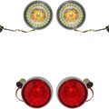 Custom Dynamics ProBEAM Bullet Bezel Turn Signal Inserts Chrome #PB-BCM2-BB-C
