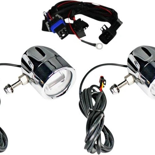 Custom Dynamics ProBeam LED Halo Fog Light Chrome #PB-FOG-CHAL-C Indian