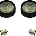Custom Dynamics ProBEAM Bullet Bezel Turn Signal Inserts Front 1156 Black/Smoke