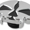 Drag Specialties Split Skull Gas Cap Non-Vented Chrome Harley Davidson