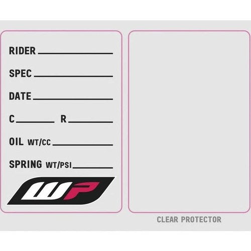 Factory Effex Suspension Spec Sticker for WP Forks 3-Pack