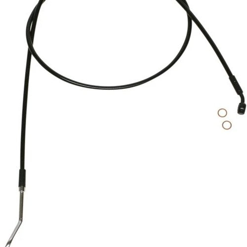 Magnum XR ABS Upper Front Brake Line Black Harley Davidson Road Glide/Road King