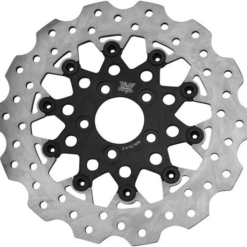 Twin Power Scalloped Floating Rotor 11.5" Black #1400XTB Harley Davidson