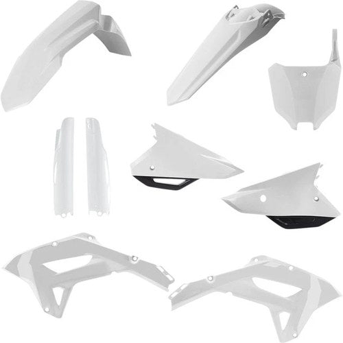 Acerbis Full Plastics Kit White/Black 2861801035 for Honda CRF450RX 2021-2022