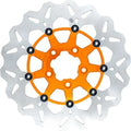 GBrakes Floating Wave Brake Rotor 12.5" Front Orange #GBDU030 Harley Davidson