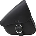 Willie & Max Leather Swingarm Bag Black w/ Chrome Buckle #59904-00