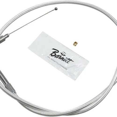 Barnett Push Idle Cable Platinum #112611 Harley Davidson