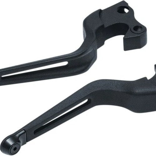 Kuryakyn Dillinger Lever Set Satin Black #6669 Harley Davidson Sportster