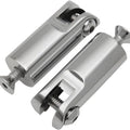 Accutronix Folding Footpeg Mounts Front 2-1/2" Chrome