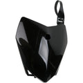 UFO Front Number Plate Black for Kawasaki KLX110L/KLX110/KLX110R/KLX110R L