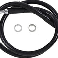 DS Black Vinyl Front Upper ABS Brake Line Kit 29-1/2" +8" Black #212105