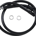 DS Black Vinyl Front Upper ABS Brake Line Kit 33-1/4" +10" Black #212118