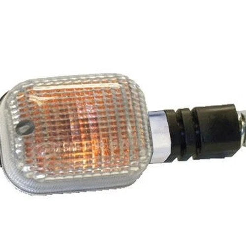 K&S Dual Sport 12V DOT Turn Signals S/F Chrome/Clear