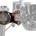 Klock Werks iOMount Handlebar Horizontal Device Mount Chrome #KWD-01-0606-C