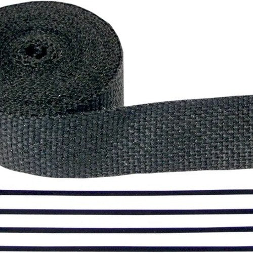 Cycle Performance Exhaust Wrap 2" x 25' Black Ties