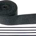 Cycle Performance Exhaust Wrap 2" x 25' Black Ties