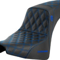 Saddlemen Sdc Performance Gripper Seat Blue Stitch Harley Davidson Softail