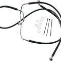 DS Vinyl Brake Line Kit Non-ABS Front +8" Harley Fxdf Dyna Fat Bob 08-16
