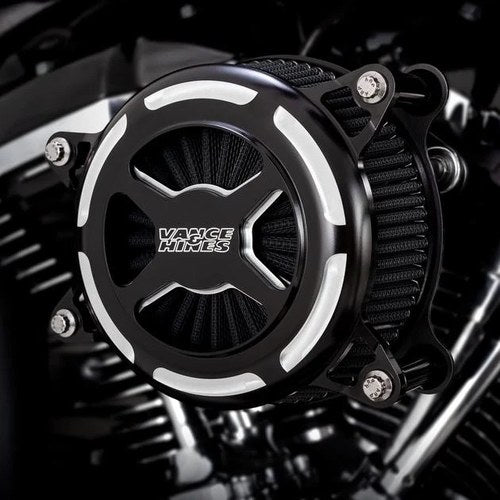 Vance & Hines VO2 X Air Cleaner Kit Black Contrast 42339 Harley XL Sportster