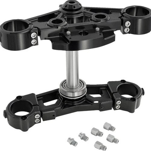 Arlen Ness Method Triple Tree Kit 49mm 7 Degree Rake Black #130-015