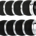 Arlen Ness Ring Leader Fusion Grips Chrome #07-312 Harley Davidson