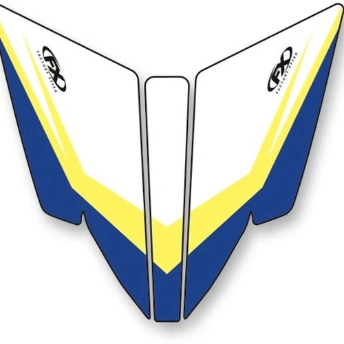 Factory Effex Front Fender Graphics Kit Yellow #19-30630 Husqvarna