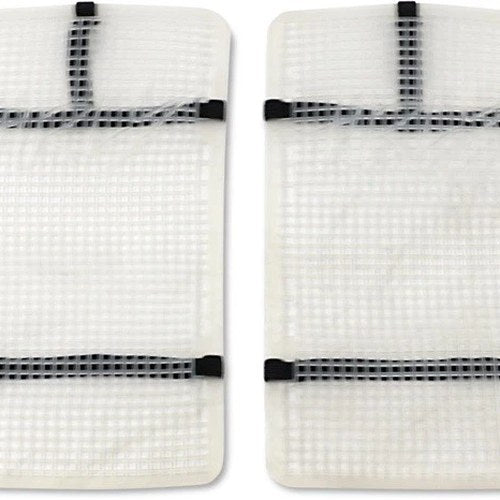 Moose Mud Radiator Cover White for Honda CRF450R 2016