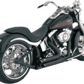 Vance & Hines Shortshots Staggered Full Exhaust System Black #47221
