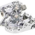Flo V2 MX Style Footpegs Chrome Harley-Davidson Male Mount