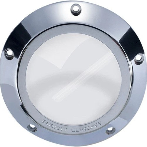 Barnett Clear Derby Cover Chrome #343-30-43006 Harley Davidson