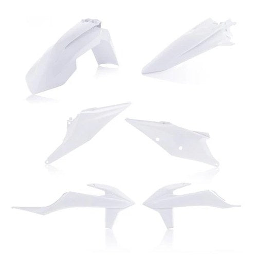 Acerbis Plastics Kit 20 White #2791566811 KTM 500 EXC-F/350 EXC-F