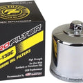 Pro Filter Premium Oil Filter Chrome #PF-138C fits Suzuki/Aprilia/Cagiva