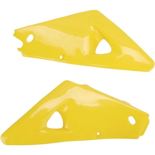 UFO Radiator Shrouds Upper RM Yellow Husqvarna CR250/CR125/WR125/WR250