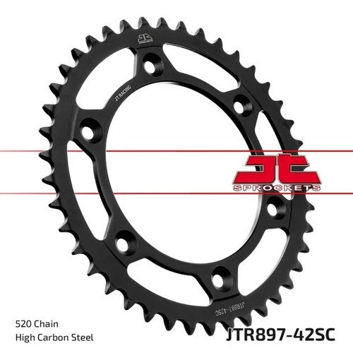 JT Self Cleaning Steel Rear Sprocket 42T #JTR897.42SC KTM/Husqvarna
