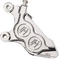 PM 4-Piston Direct Bolt-On Caliper for 11.8 Rotor Front Left Chrome 0052-2425-CH