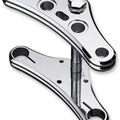 Accutronix 41mm Triple Tree 0 Degree Elite Chrome #TWG41-EC Harley Davidson