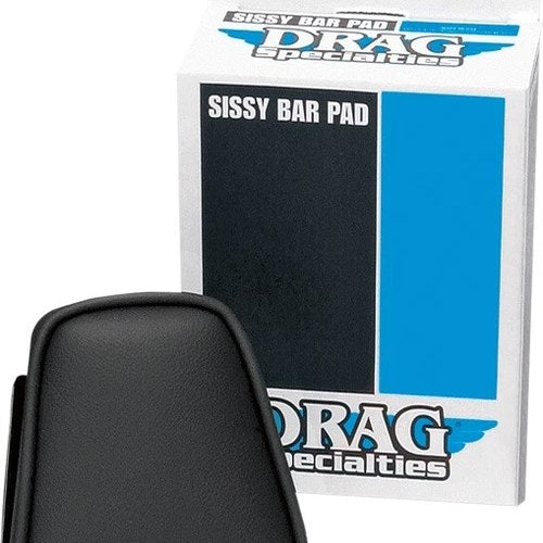 Drag Specialties Smooth Pad for Round Tapered Sissy Bars Black