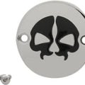 Drag Specialties Split Skull Point Cover Chrome #3325428