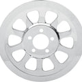 DS Chrome Outer Rear Pulley Insert Harley Davidson Dyna #142809