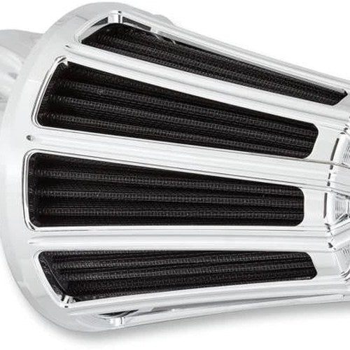 Arlen Ness Monster Sucker 90-Degree Air Cleaner Kit 10-Gauge Chrome #81-027