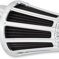 Arlen Ness Monster Sucker 90-Degree Air Cleaner Kit 10-Gauge Chrome #81-027