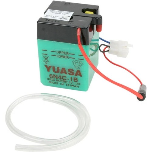 Yuasa Conventional Battery 6N4C-1B #YUAM26C4B for Honda